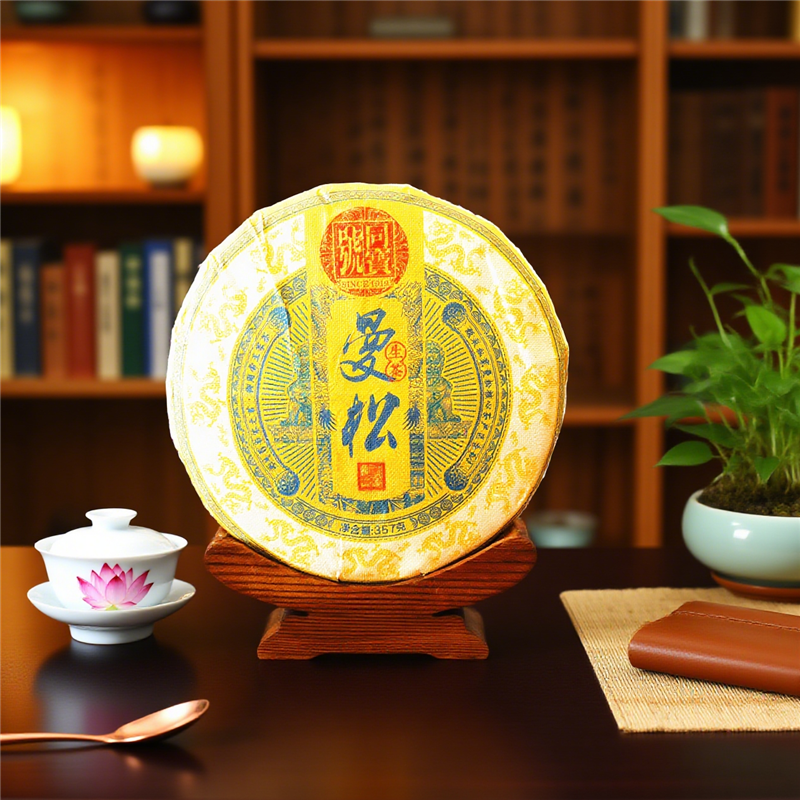 Chinese tea Eco Organic Ancient Tree Tea Man Song Raw Pu-erh